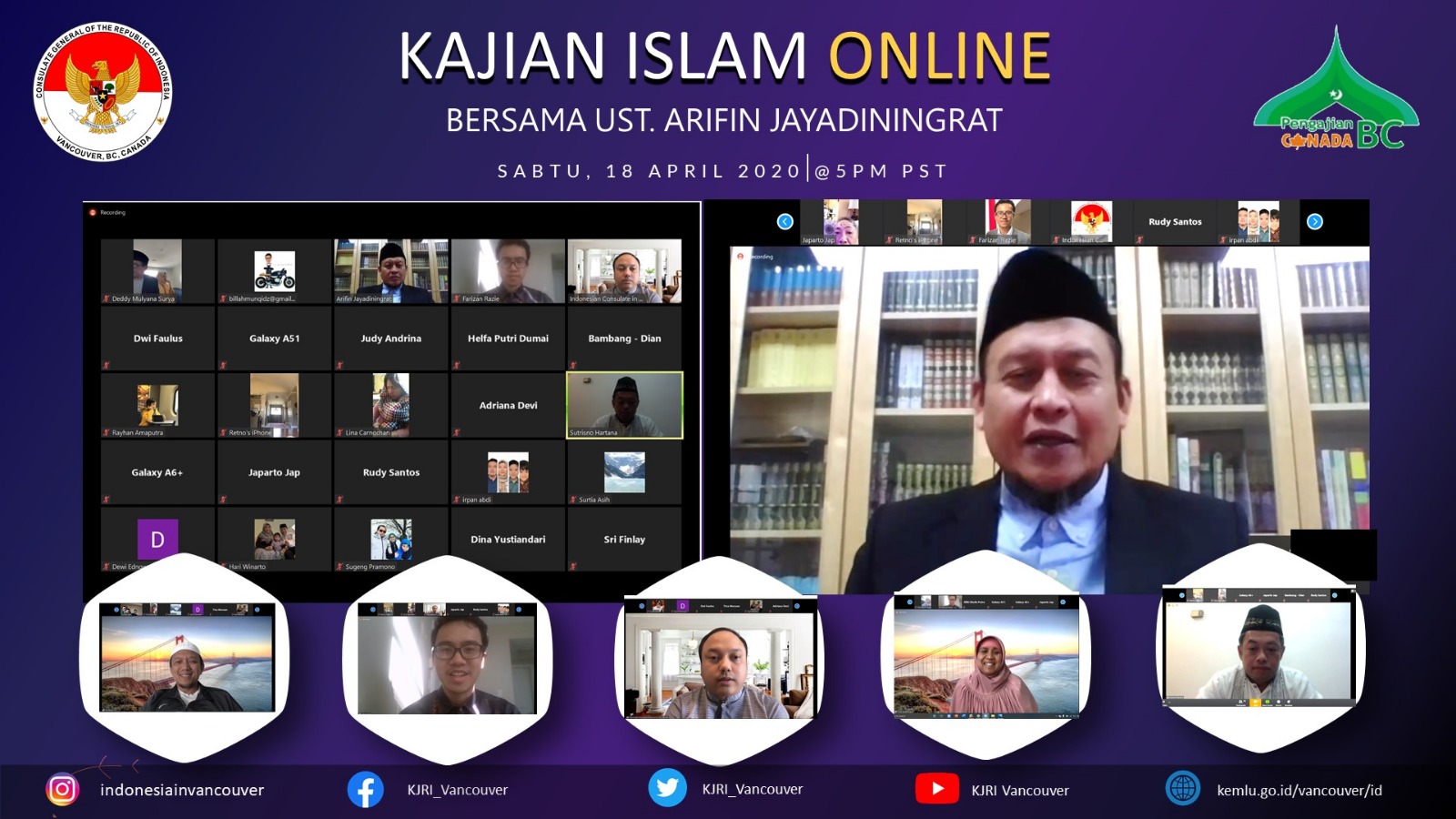 Kegiatan Ramadhan Yang Pertama, Yaitu Menonton Kajian Online
